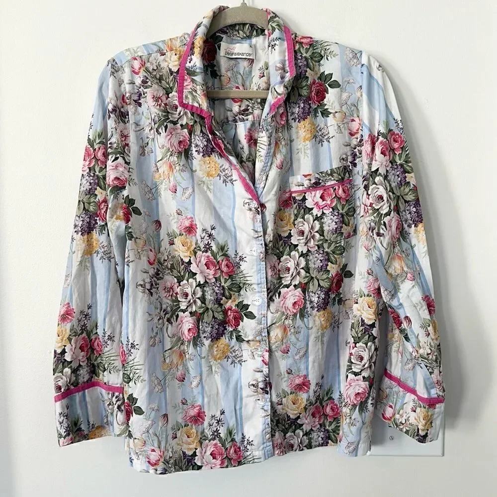 Peter Alexander Floral Pajama Top XL